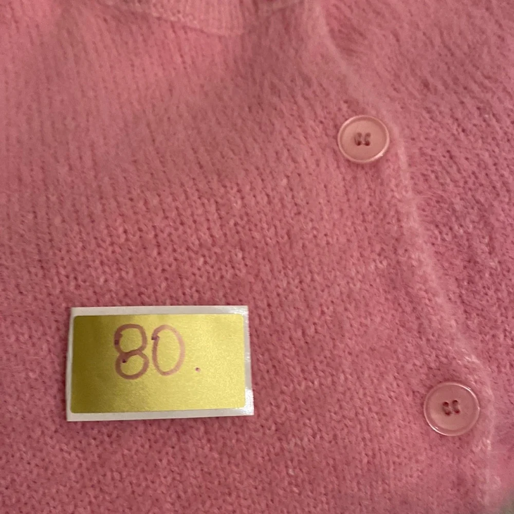 Kimchi Blue Soft Pink Cropped Cardigan. Size S - Picture 8 of 8